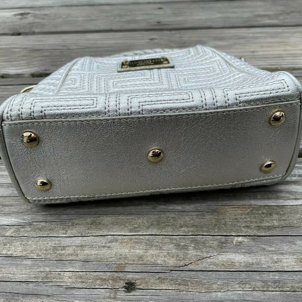Gianni Versace Women Bag Small Hand Bag Silver Tone Made in Italy - Picture 11 of 12